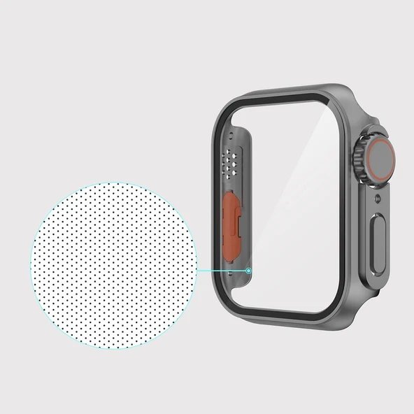 Apple Watch 7-8 45mm - Watch Ultra 49mm Kasa Dönüştürücü ve Ekran Koruyucu Zore Watch Gard 26 - 4