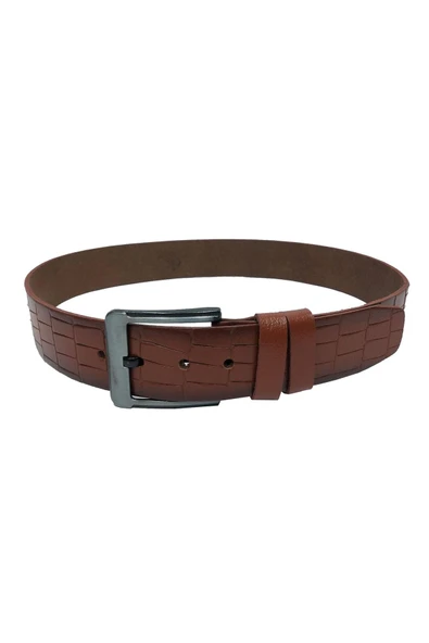 CLK 1235 Baskılı Deri Kemer 110cm - 3