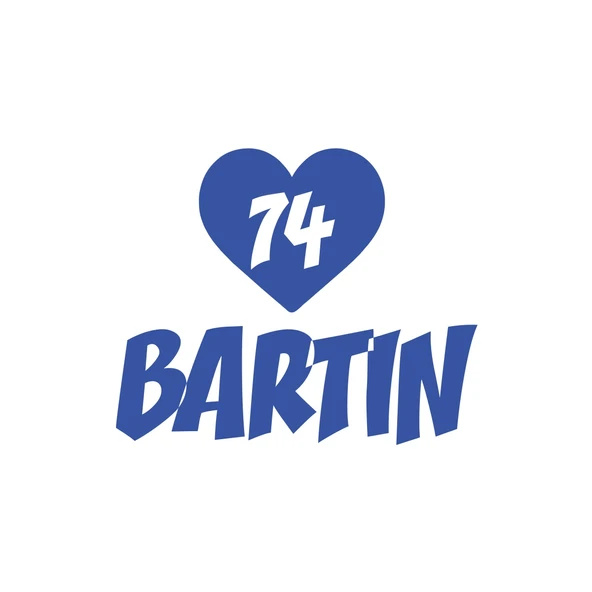 Kalpli 74 Bartın Araba Sticker 17x17 Cm Mavi ürün görseli