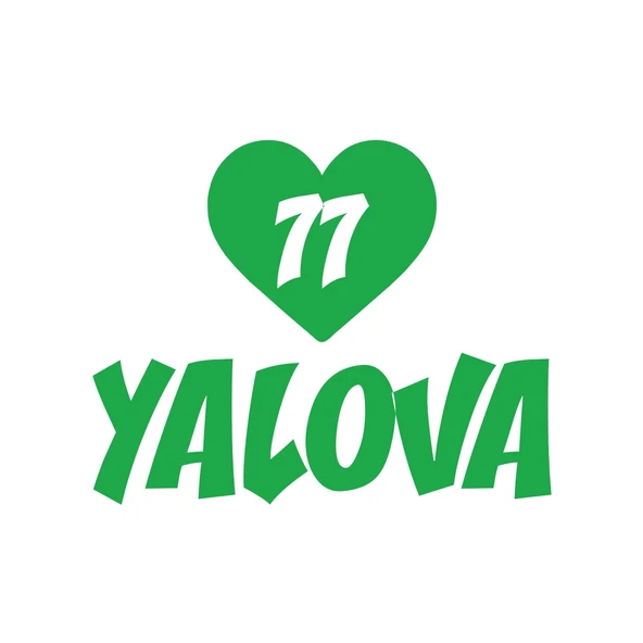 Kalpli 77 Yalova Araba Sticker 17x17 Cm Yeşil ürün görseli