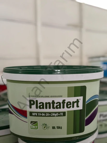 Doktor Tarsa Plantafert Sıvı Gübre NPK 19-06-20+ 2MgO +  TE 10 Litre/15Kg