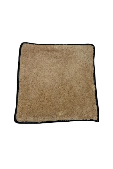 3 Adet Yumuşak Dokulu Peluş Kedi Halısı 40x40 cm Kulübe İçi Pofuduk Minder - 2