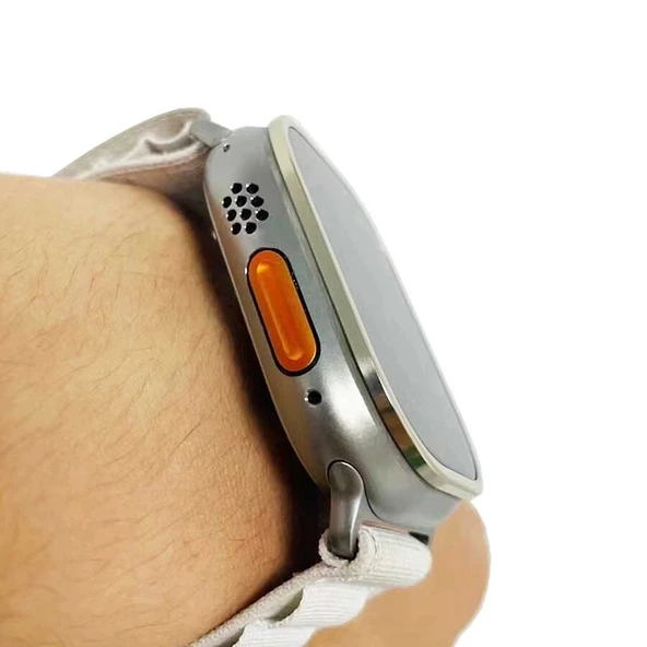 Apple Watch Ultra 49mm Zore Metal Kasa Koruyucu Saat Çerçevesi - 5