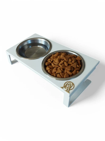 Kedi ve Köpekler İçin Mama ve Su Standı  Yüzde 10 Eğimli, Yüksek Kalite ve Sağlıklı Tasarım - Resim 3