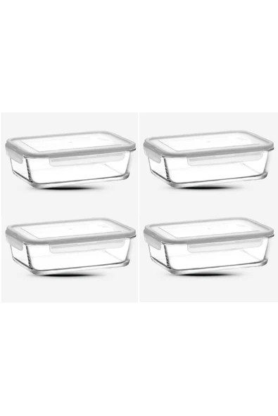 Lav fresco saklama kabı - lav 4 lü çok amaçlı erzak saklama kabı 1900 ml. ürün görseli 1