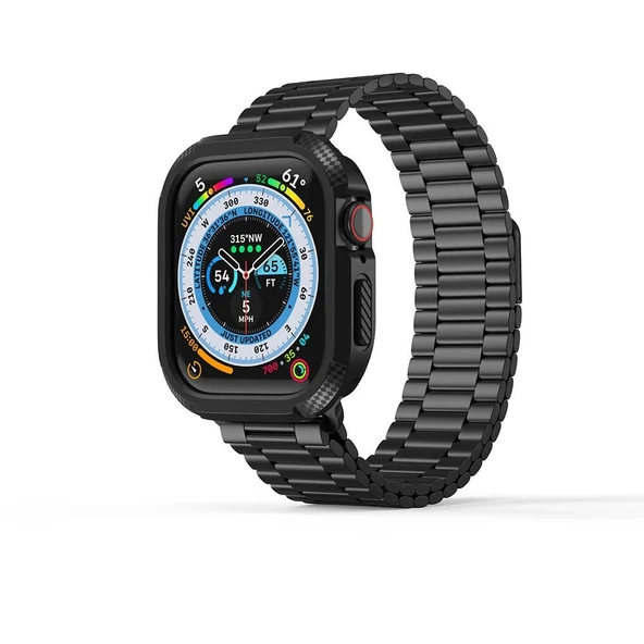 Apple Watch 10 42mm Silikon TPU Kasa Koruyucu Zore Watch Gard 17 - Resim 2