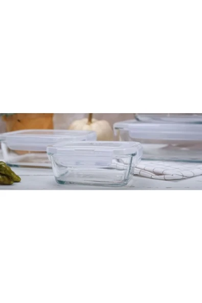 Lav fresco saklama kabı - lav 4 lü çok amaçlı erzak saklama kabı 1900 ml. - Resim 4