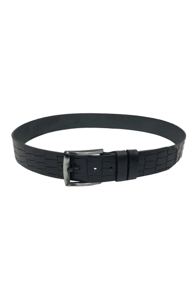 CLK 1235 Baskılı Deri Kemer 110cm - 6