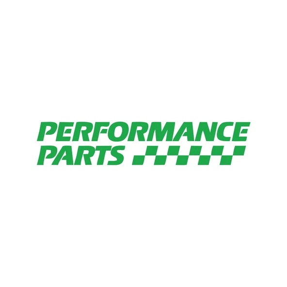 Performance Parts Araba Sticker 17x17 Cm Yeşil ürün görseli