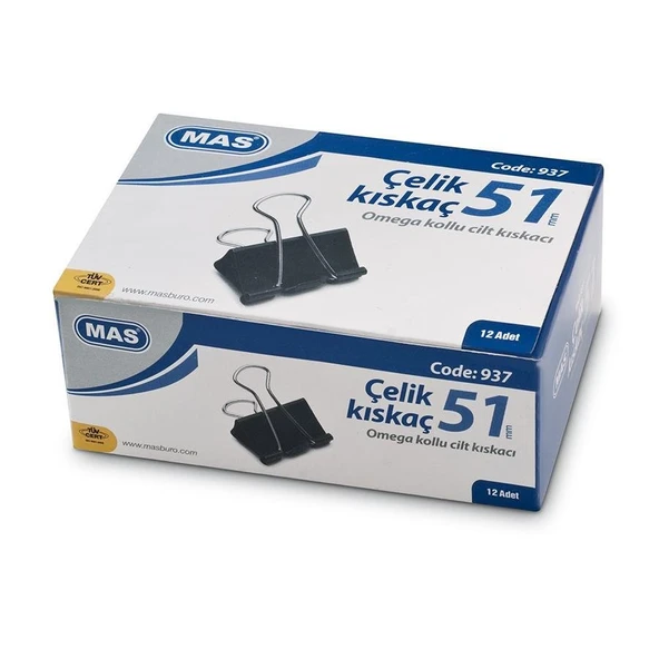 Mas Çelik Kıskaç 51Mm 12Li - 2 kutu