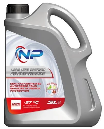 NP 303 ANTİFRİZ KIRMIZI 3LT NP LONG LİFE ANTİFRİZ -37 DERECE