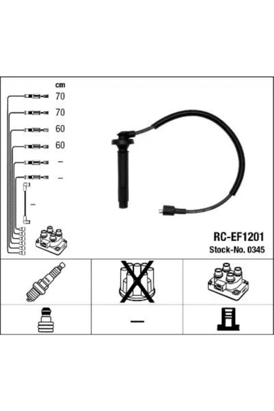 0345 Buji Kablosu ürün görseli 1