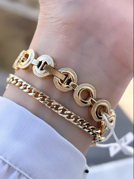 By Revello Grinicci Elite Tasarım 2 Yıl Garantili 5 Atm Suya Dayanıklı Kadın Kol Saati GRC.101.M6 - Resim 4