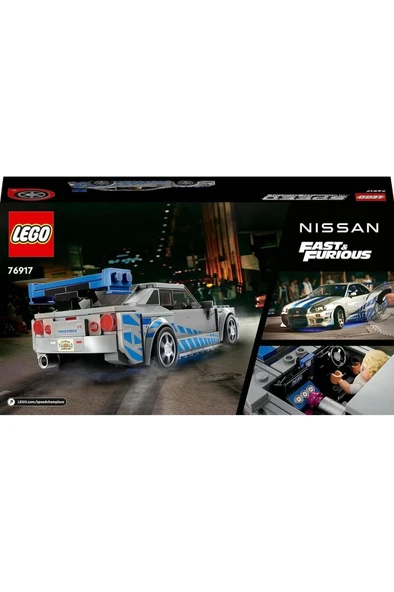 Lego 76917 Speed Champions Daha Hızlı Daha Öfkeli Nissan Skyline GT-R R34 - 2