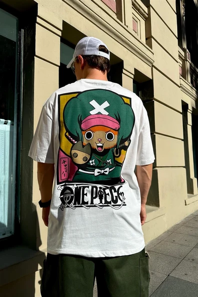 Pull & Bear OP Krem Baskılı Oversize Tshirt - 2