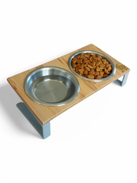 Kedi ve Köpekler İçin Mama ve Su Standı - Yüzde 10 Eğimli, Yüksek Kalite ve Sağlıklı Tasarım - Resim 4