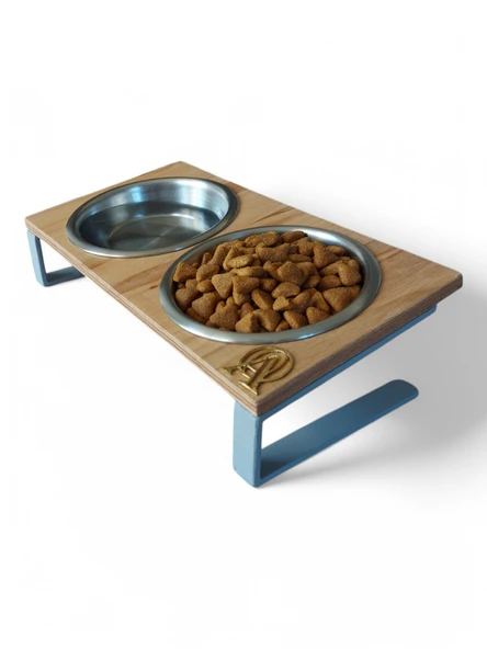 Kedi ve Köpekler İçin Mama ve Su Standı - Yüzde 10 Eğimli, Yüksek Kalite ve Sağlıklı Tasarım - Resim 3