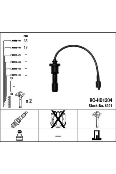 6301 Buji Kablosu Rc-hd1204 ürün görseli 1