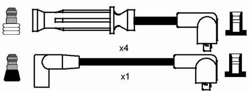 Ngk 8267 Buji Kablosu Rover 220turbo 92-99 Rc-rv302 Ght272 ürün görseli 1