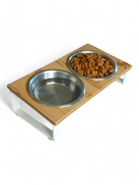 Kedi ve Köpekler İçin Mama ve Su Standı - Yüzde 10 Eğimli, Yüksek Kalite ve Sağlıklı Tasarım - Resim 4