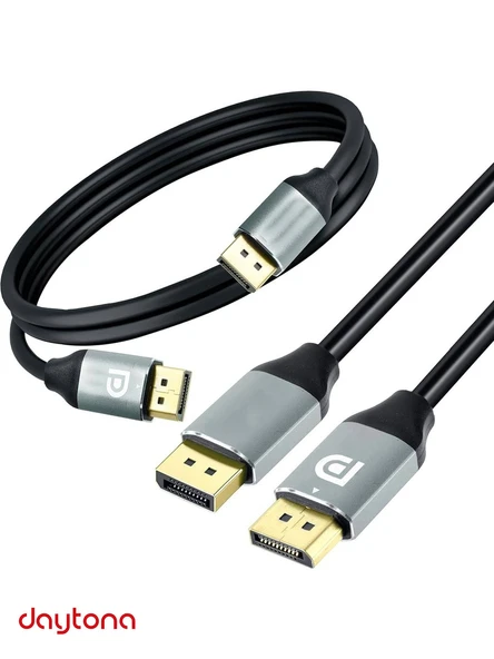 Daytona ZR832 Display Port To Display Port 8k 240HZ Görüntü Aktarım Kablosu 1.5 Metre - Resim 2