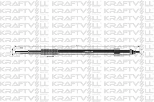 Kraftvoll 05030141 Kızdırma Bujisi 11 V Patrol-terrano 3.0 Ddtı 110652w202 ürün görseli 1