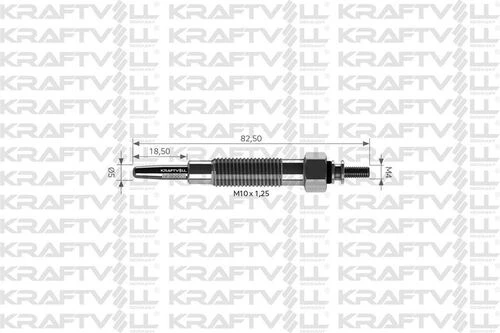 Kraftvoll 05030008 Kızdırma Bujisi 11v L200 L300 Pajero Galloper 3671042550
