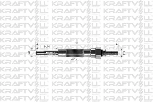 Kraftvoll 05030126 Kızdırma Bujisi 6.5v Sunny-cherry-pulsar 1.7d 1106516a05 ürün görseli 1
