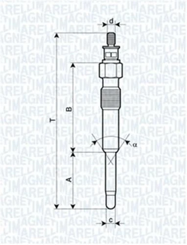 MAGNETTI MARELLI 60900170606 ISITMA ISITMA KIZDIRMA BUJISI EXPERT