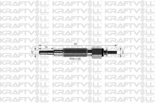 Kraftvoll 05030122 Kızdırma Bujisi 11v Civic 1.4 I Ej9 Nissan Terrrano 2.7 Tdı Pick-up 2.5d-td 110657f400