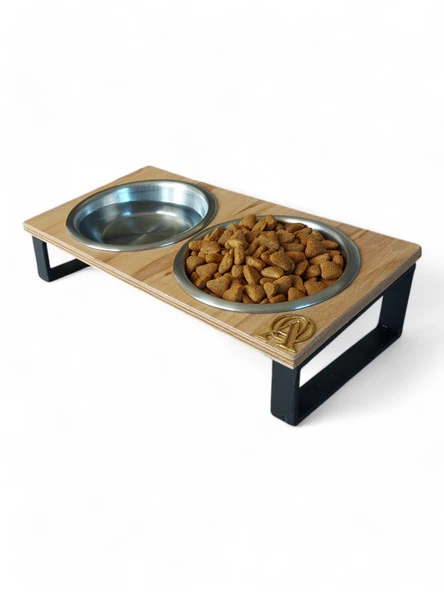 Kedi ve Köpekler İçin Mama ve Su Standı - Yüzde 10 Eğimli, Yüksek Kalite ve Sağlıklı Tasarım - Resim 3