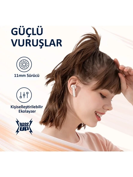 Anker Soundcore Life P3 TWS Bluetooth 5.2 Kulaklık - Oyun Modu - Hibrit Aktif Gürültü Önleme Beyaz - A3939 (Anker Türkiye Garantili) - 2
