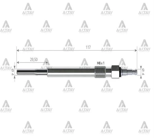 Svac Sv005 Isıtma Kızdırma Bujisi Golf V Jetta Passat / A3 2.0 Tdı Bkp Bkd