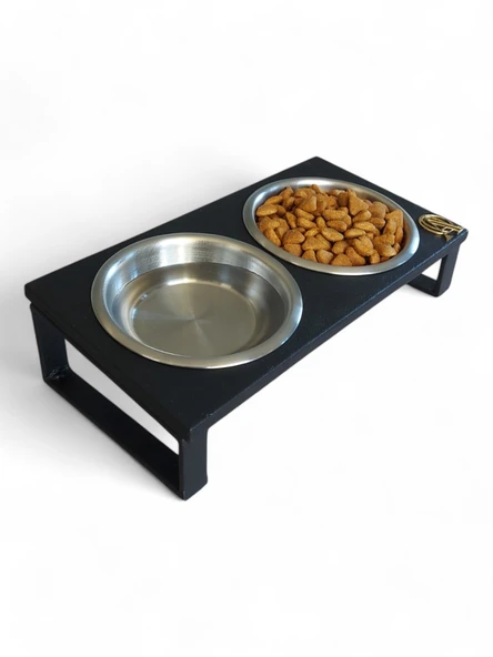 Kedi ve Köpekler İçin Mama ve Su Standı - Yüzde 10 Eğimli, Yüksek Kalite ve Sağlıklı Tasarım - Resim 4