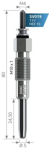 Svac Sv019 Isıtma Kızdırma Bujisi Jumper Ducato Daılıy Boxer Master Gx79 ürün görseli 1