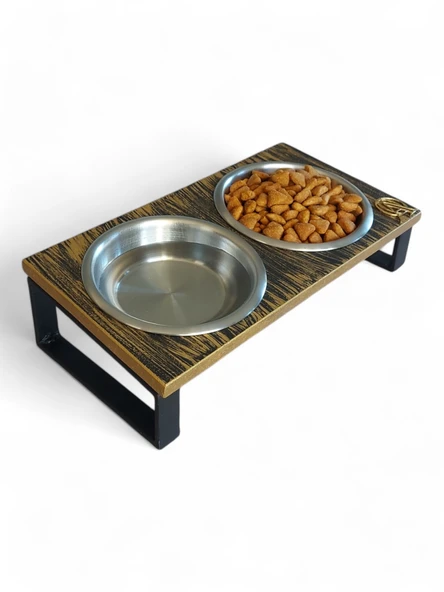 Kedi ve Köpekler İçin Mama ve Su Standı - Yüzde 10 Eğimli, Yüksek Kalite ve Sağlıklı Tasarım - Resim 4