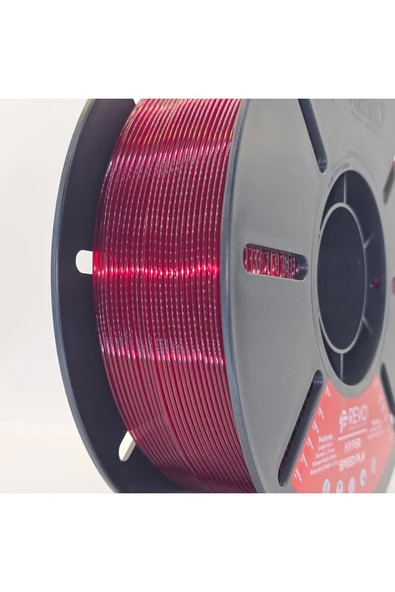 REVO FİLAMENT Revo Hyper Speed Pla Şeffaf Kırmızı 1.75mm (1kg) - 2