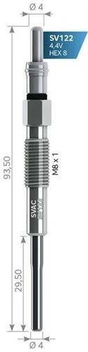 Svac Sv122 Isıtma Kızdırma Bujisi 4.4V Captıva Cruze Epıca Antara Gx2094 96440144 ürün görseli 1