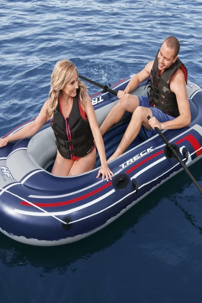 Hydro-Force™ Treck Şişme Bot Kürek ve Pompa Seti 2,62m: Doğanın Çağrısına Kulak Ver, Macera Başlasın! - 5