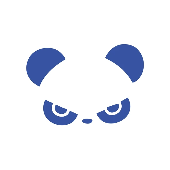 Kızgın Panda Araba Sticker 17x17 Cm Mavi ürün görseli