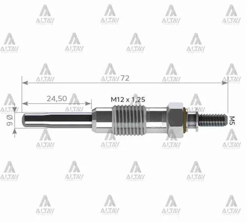 Svac Sv001 Isıtma Kızdırma Bujisi Tata Iveco Mercedes Gx74 ürün görseli 1