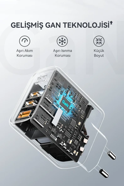 VOLTME V2024v1 Revo Beyaz 67w Cca Gan Şarj Aleti - 2