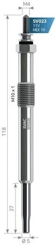Svac Sv023 Isıtma Kızdırma Bujisi Citroen Ford Peugeot Volvo Gx117 ürün görseli 1
