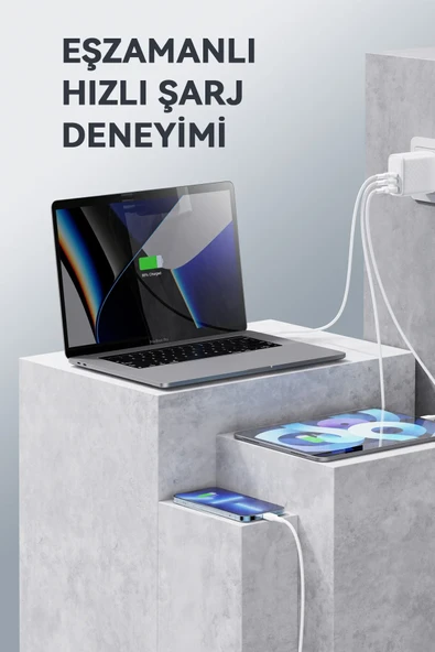 VOLTME V2024v1 Revo Beyaz 67w Cca Gan Şarj Aleti - 5