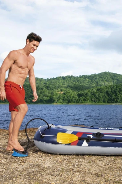 Hydro-Force™ Treck Şişme Bot Kürek ve Pompa Seti 2,62m: Doğanın Çağrısına Kulak Ver, Macera Başlasın! - 7