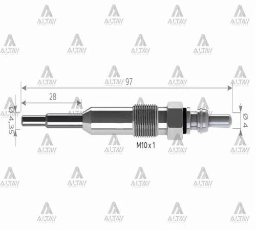 Svac Sv105 Isıtma Kızdırma Bujisi 7V Skoda Gx3098 N10591608 ürün görseli 1