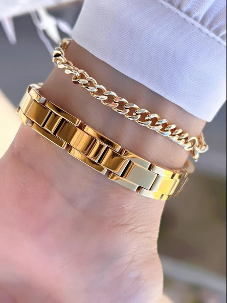 By Revello Grinicci Elite Tasarım 2 Yıl Garantili 5 Atm Suya Dayanıklı Kadın Kol Saati GRC.101.M8 - 3