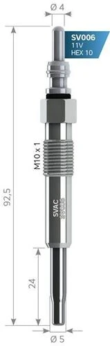 Svac Sv006 Isıtma Kızdırma Bujisi Skoda Gx93 N10140101 ürün görseli 1