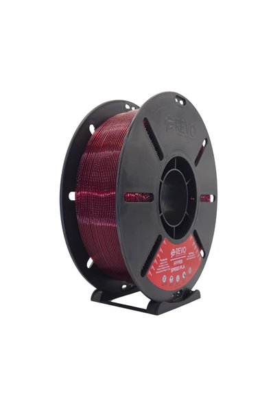 REVO FİLAMENT Revo Hyper Speed Pla Şeffaf Kırmızı 1.75mm (1kg)