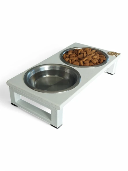 Kedi ve Köpekler İçin Dayanıklı Mama ve Su Standı Sağlıklı ve Şık Tasarım - Resim 4